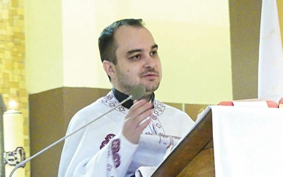 Ks. Dmytro Fedlyuk zaprasza na wschodnią liturgię również do Oświęcimia.