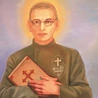 	Sługa Boży o. Bernard od Matki Bożej Pięknej Miłości na obrazie w kościele parafii Matki Bożej Królowej Polski w Mławie.