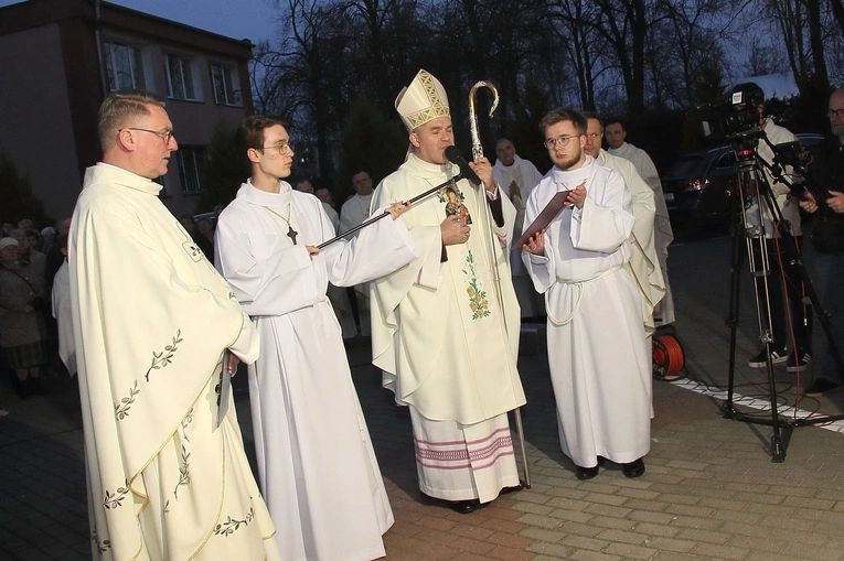 Poświęcenie okna życia w Szczecinku