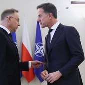 Prezydent RP Andrzej Duda  i Sekretarz Generalny NATO Mark Rutte 