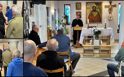 Abp Kupny odwiedził podopiecznych schroniska dla bezdomnych mężczyzn