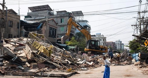 Mjanma: Kościół pomaga poszkodowanym w trzęsieniu ziemi