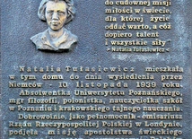 Tabllica poświęcona błogosławionej Natalii Tułasiewicz