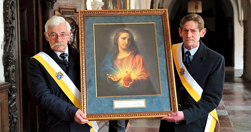 Kopia barokowego dzieła odwiedzi parafie, w których działa męska wspólnota.