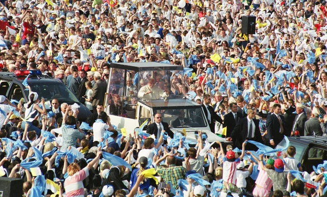 Jan Paweł II w Sopocie, rok 1999. 