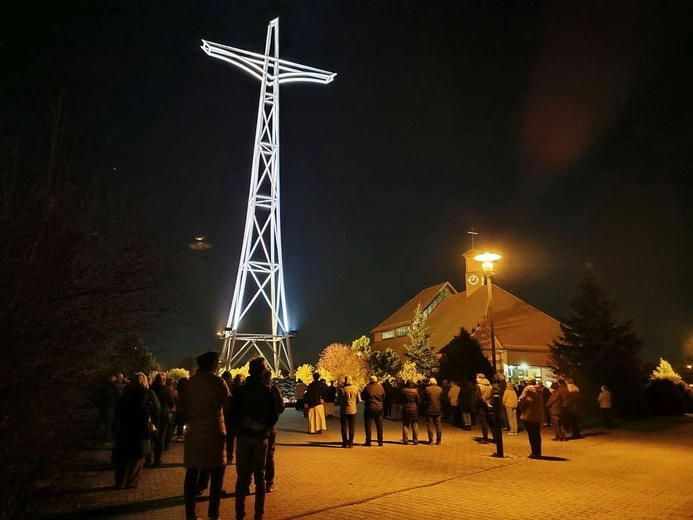 Modlitwa przy Krzyżu Papieskim