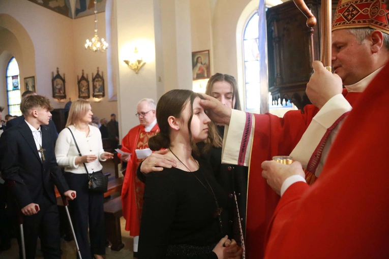 Bierzmowanie w Laskowej