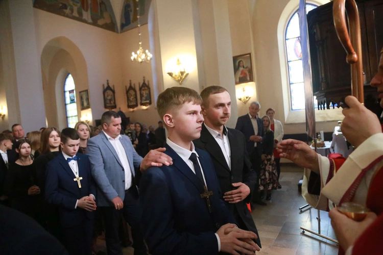 Bierzmowanie w Laskowej