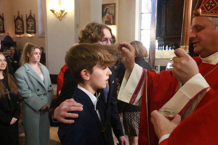 Bierzmowanie w Laskowej