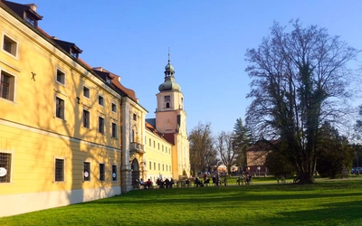 Wiosna wokół Starego Opactwa 