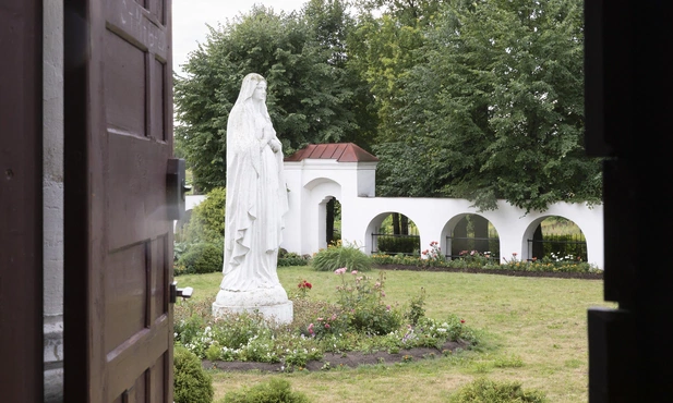 Źródło łask w parafii.