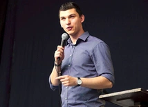 Marcin od lat jest liderem skierniewickiej wspólnoty  Głos Pana.