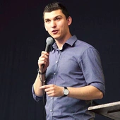 Marcin od lat jest liderem skierniewickiej wspólnoty  Głos Pana.