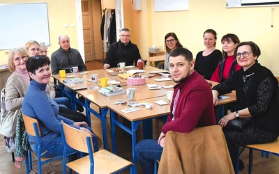 Najpierw była Msza, a potem rzeczowa rozmowa przy dobrej kawie.