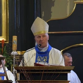 Relikwie kapelana Solidarności w w kościele Skotnikach