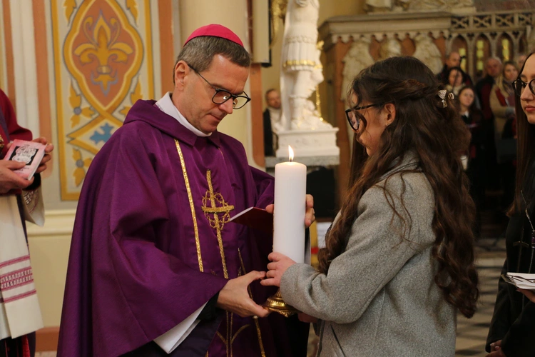 Nasielsk. Poświęcenie figury św. Michała Archanioła