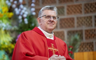 Abp Adrian Galbas na Niedzieli Palmowej na Ursynowie
