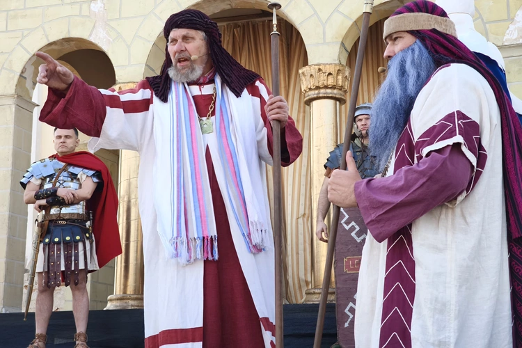 Misterium Męki Pańskiej w Górze Kalwarii. Sceny