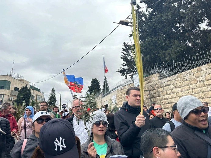 Nasza fotorelacja z Jerozolimy: Procesja Niedzieli Palmowej