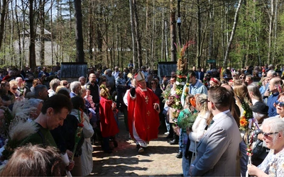 Palmy poświęcił bp Marek Solarczyk.
