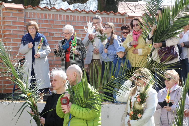 Płock. Niedziela Palmowa w katedrze