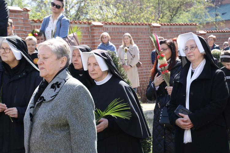 Płock. Niedziela Palmowa w katedrze