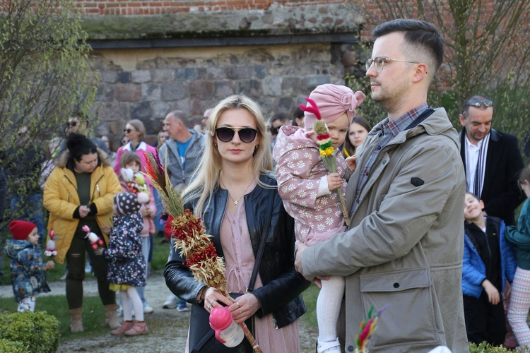 Płock. Niedziela Palmowa w katedrze