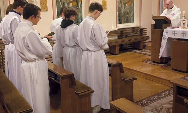 Liturgia jest zawsze w centrum. Tutaj podczas lektorskich rekolekcji
