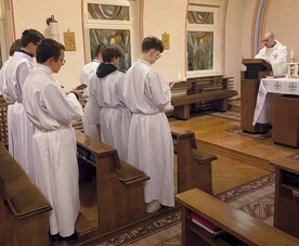 Liturgia jest zawsze w centrum. Tutaj podczas lektorskich rekolekcji