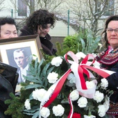 W uroczystości wzięła udział m.in. rodzina bohatera. 