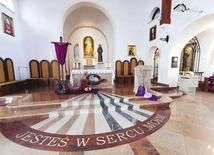   Tu święta usłyszała: „Jesteś w sercu moim”.