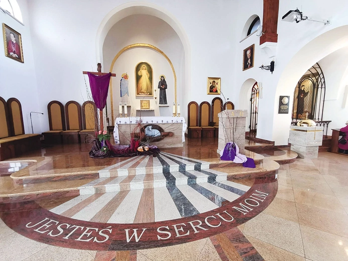   Tu święta usłyszała: „Jesteś w sercu moim”.