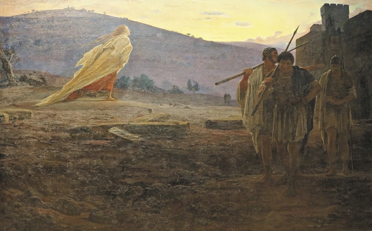 „Posłańcy Zmartwychwstania” na płótnie z XIX wieku