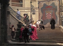 „Szara eminencja”, czyli kapucyn ojciec Józef.  Obraz namalował w XIX w. Jean-Léon Gérôme. 