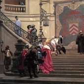 „Szara eminencja”, czyli kapucyn ojciec Józef.  Obraz namalował w XIX w. Jean-Léon Gérôme. 