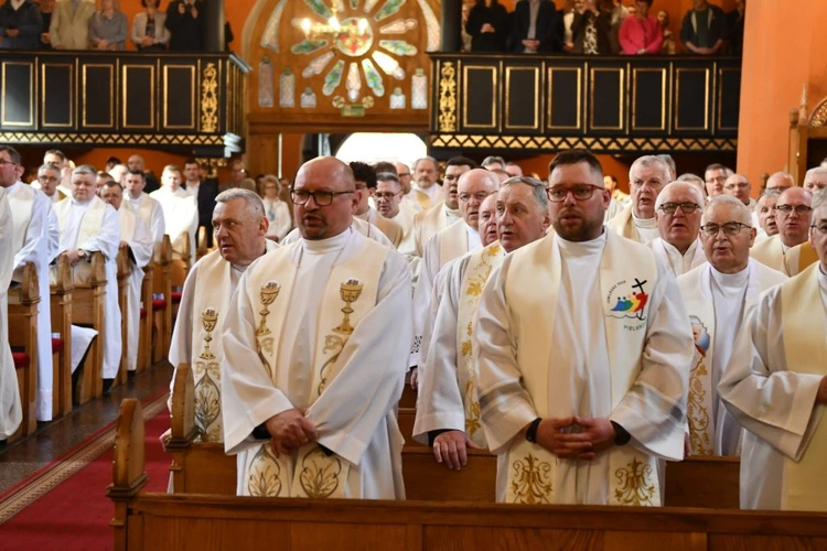 Msza Krzyżma Świętego w konkatedrze