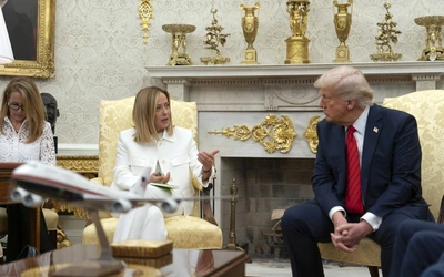 Giorgia Meloni i Donald Trump