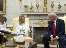 Giorgia Meloni i Donald Trump