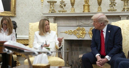 Giorgia Meloni i Donald Trump