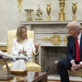 Giorgia Meloni i Donald Trump