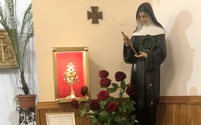 Kult św. Rity bardzo dynamicznie się rozwija się w kościele w Nieświniu.