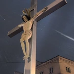 Adoracja krzyża Baryczków w archikatedrze warszawskiej