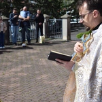 Pokarmy poświęcone u grekokatolików w Radomiu.