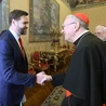 Wiceprezydent USA JD Vance i sekretarz stanu Stolicy Apostolskiej, kard. Pietro Parolin