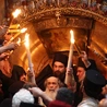 Podczas liturgii Ognia Świętego