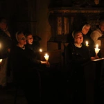 Płock. Wigilia Paschalna w katedrze