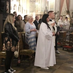 Płock. Wigilia Paschalna w katedrze