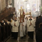 Płock. Wigilia Paschalna w katedrze