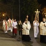 Płock. Wigilia Paschalna w katedrze