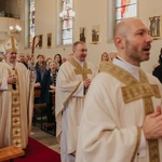 Msza św. w kościele Chrystusa Króla w Gdańsku w Poniedziałek Wielkanocny